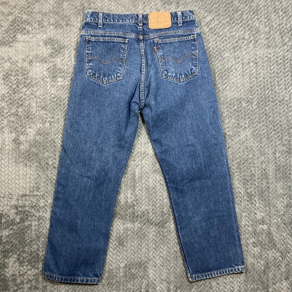 Vintage Levi's 505 Orange Tab Straight Leg Jeans Men's (30x 23) Blue USA